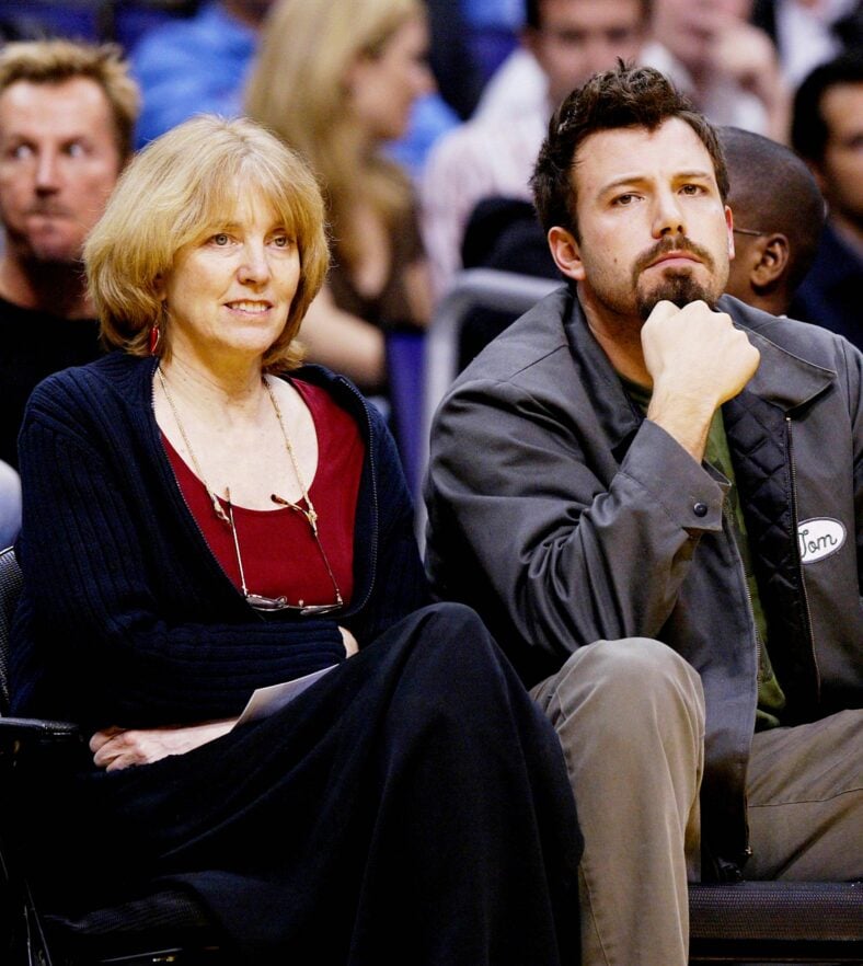 Ben Affleck & his mom in 2004