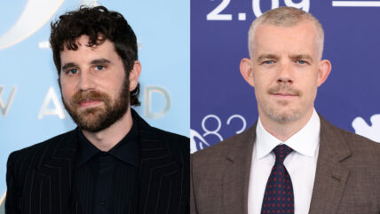 Ben Platt poses at the Tony Awards; Russell Tovey poses at a Venice Film Festival photo call