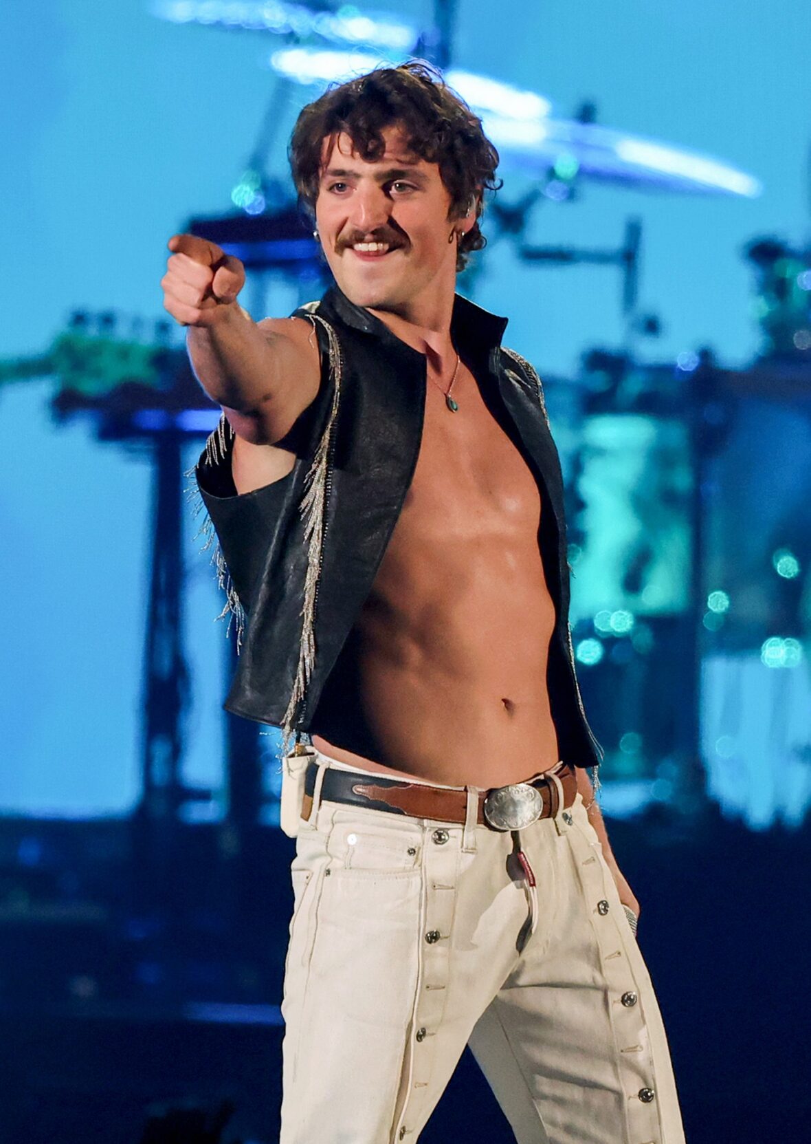 Benson Boone performs at iHeartRadio Music Festival