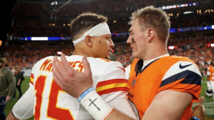 Bo Nix Patrick Mahomes together
