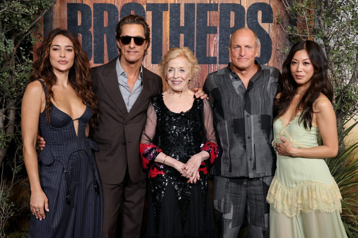 Stars at Brothers premiere in LA