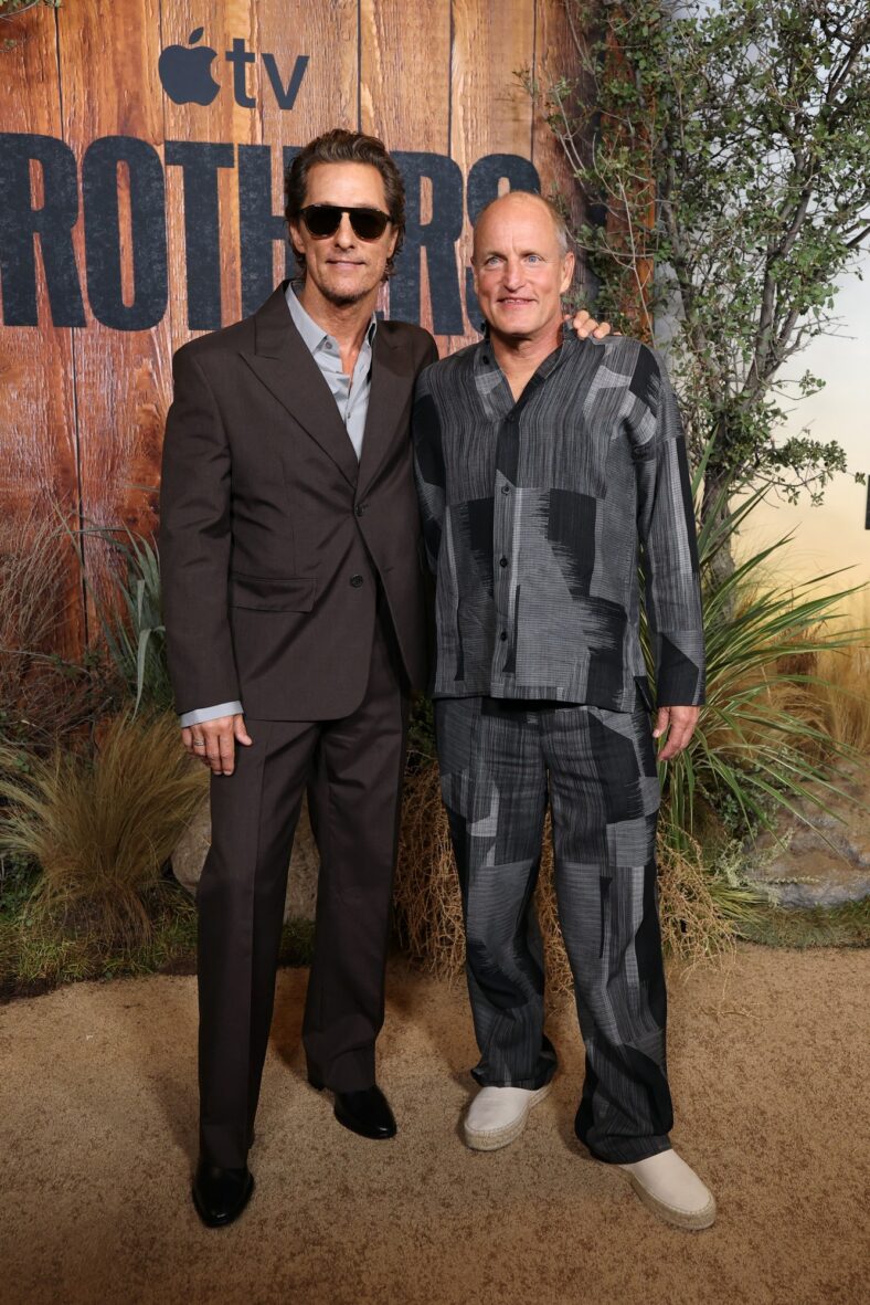 Stars at Brothers premiere in LA