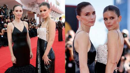 Rooney & Kate Mara at Bucking Fastard premiere
