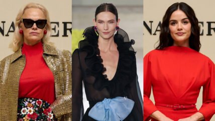 Stars at Carolina Herrera Fashion Show