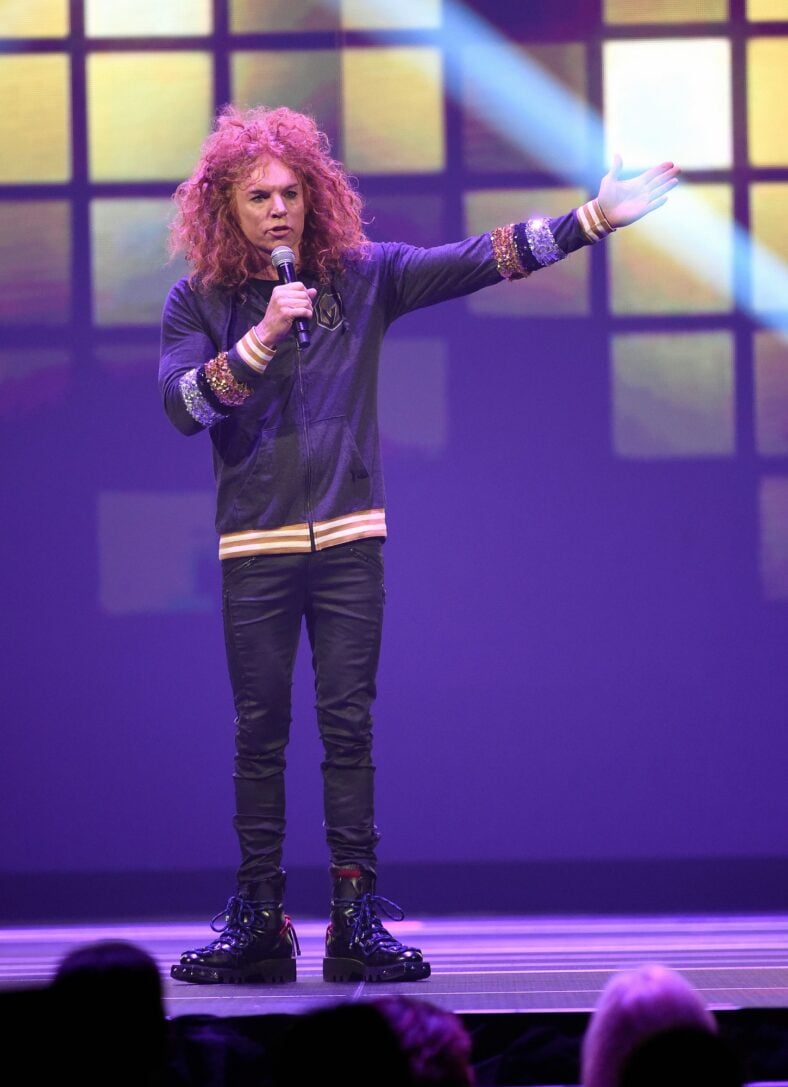 Carrot Top remains hospitalized