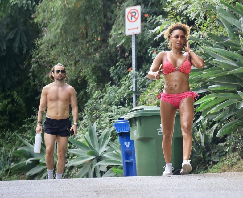 Mel B and husband on hike in LA