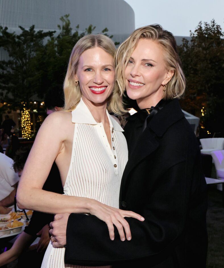 January Jones and Charlize Theron attend 2026 Charlize Theron Africa Outreach Project Block Party