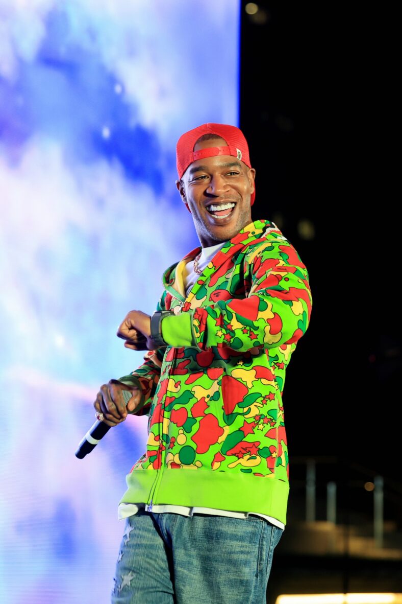 Kid Cudi performs at the 2026 Charlize Theron Africa Outreach Project Block Party