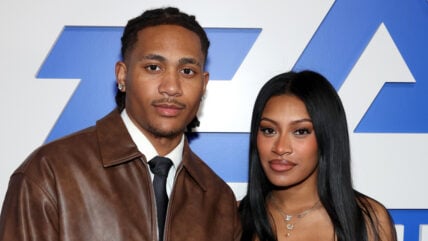 Taylor Williams and Clarke Carraway attend SUPER BOWL EA SPORTS™ Presents Madden Bowl At Super Bowl LX party