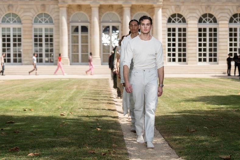 Clavicular walks 424 Runway at Paris Fashion Week - Menswear Spring/Summer 2027