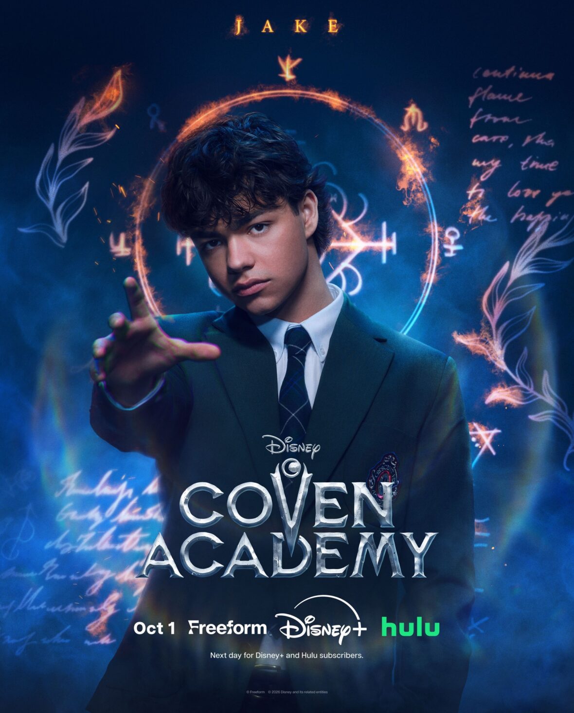Character poster for Malachi Barton as Jake in Coven Academy