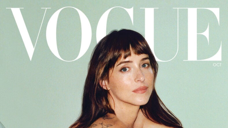 Dakota Johnson on the cover of Vogue