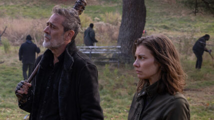 Still of Jeffrey Dean Morgan and Lauren Cohan in The Walking Dead: Dead City season 3