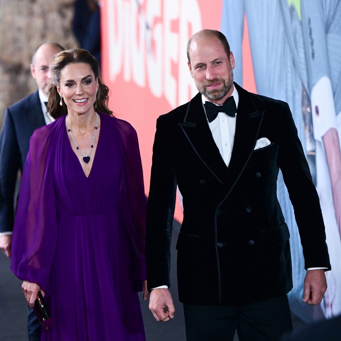Kate Middleton and Prince William at the “Digger” premiere in London