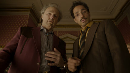 A still of Tom Cruise and Riz Ahmed in Digger.
