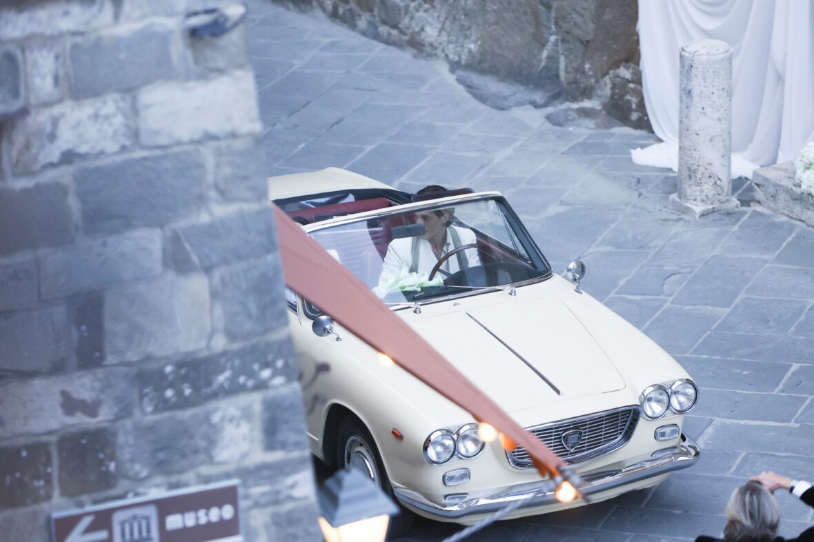 Dove Cameron and Damiano David at their wedding on Thursday (September 24) in Montalcino, Italy