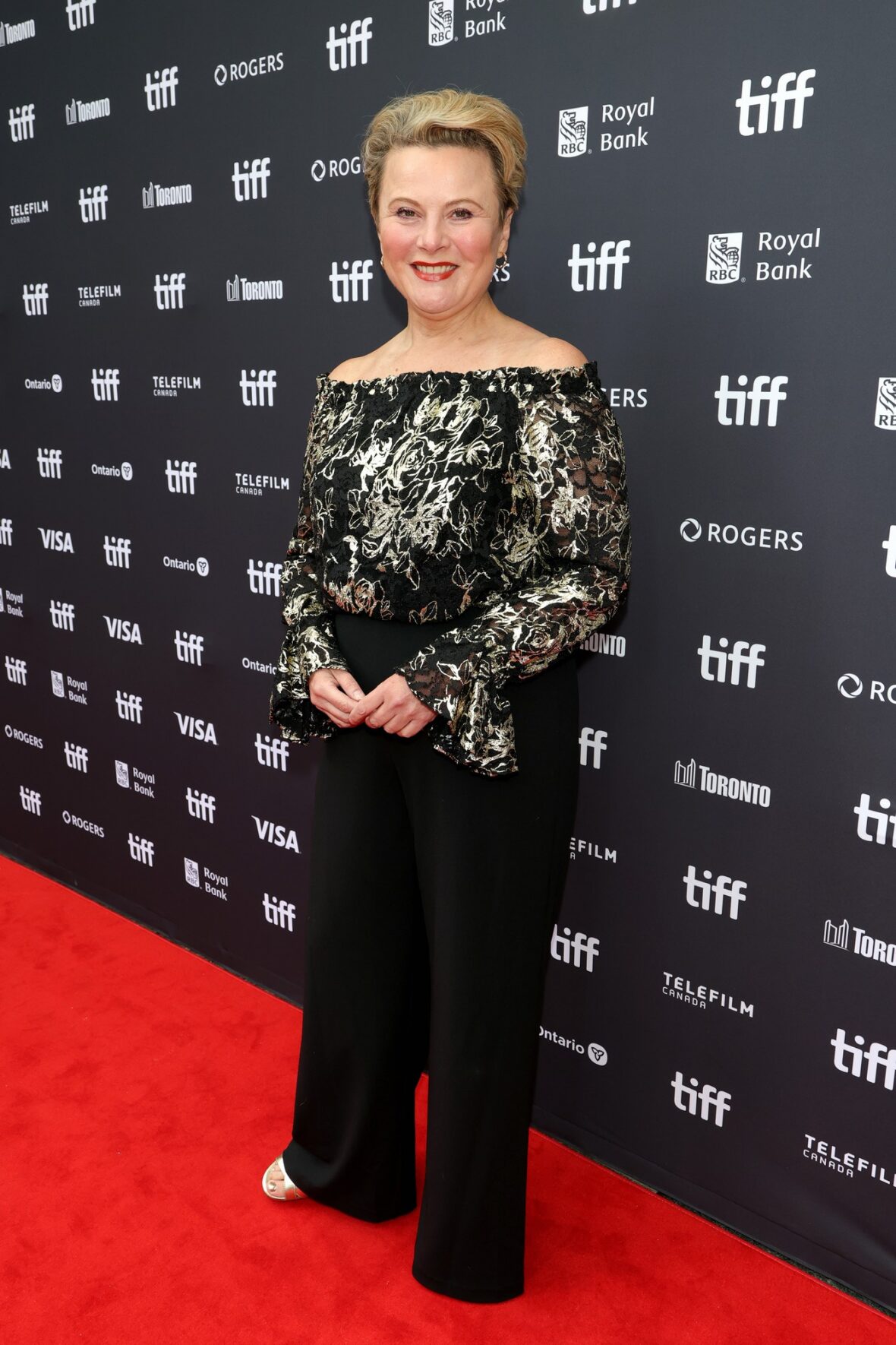 Monica Dolan poses at Elsinore TIFF premiere