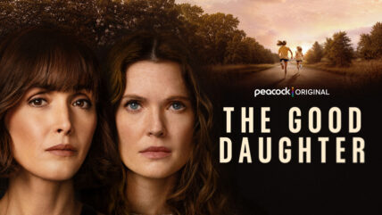 Rose Byrne and Meghann Fahy featured on The Good Daughter key art
