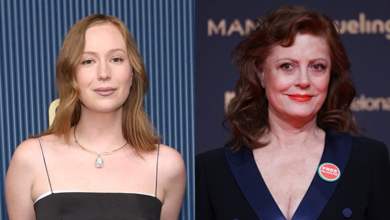 Hannah Einbinder and Susan Sarandon composite photo