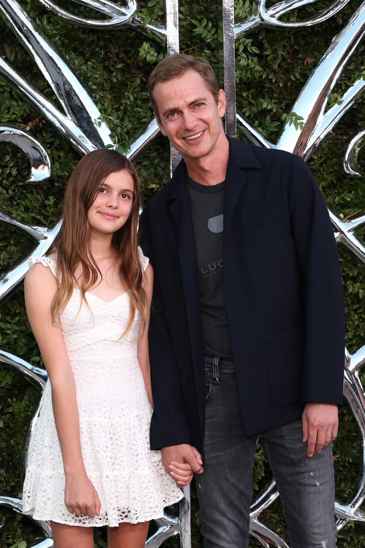 Briar Rose Christensen and Hayden Christensen attend the Lucas Museum of Narrative Art Opening Night on September 19, 2026 in Los Angeles, California.