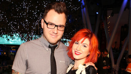 Chad Gilbert and Hayley Williams attend the People's Choice Awards 2010
