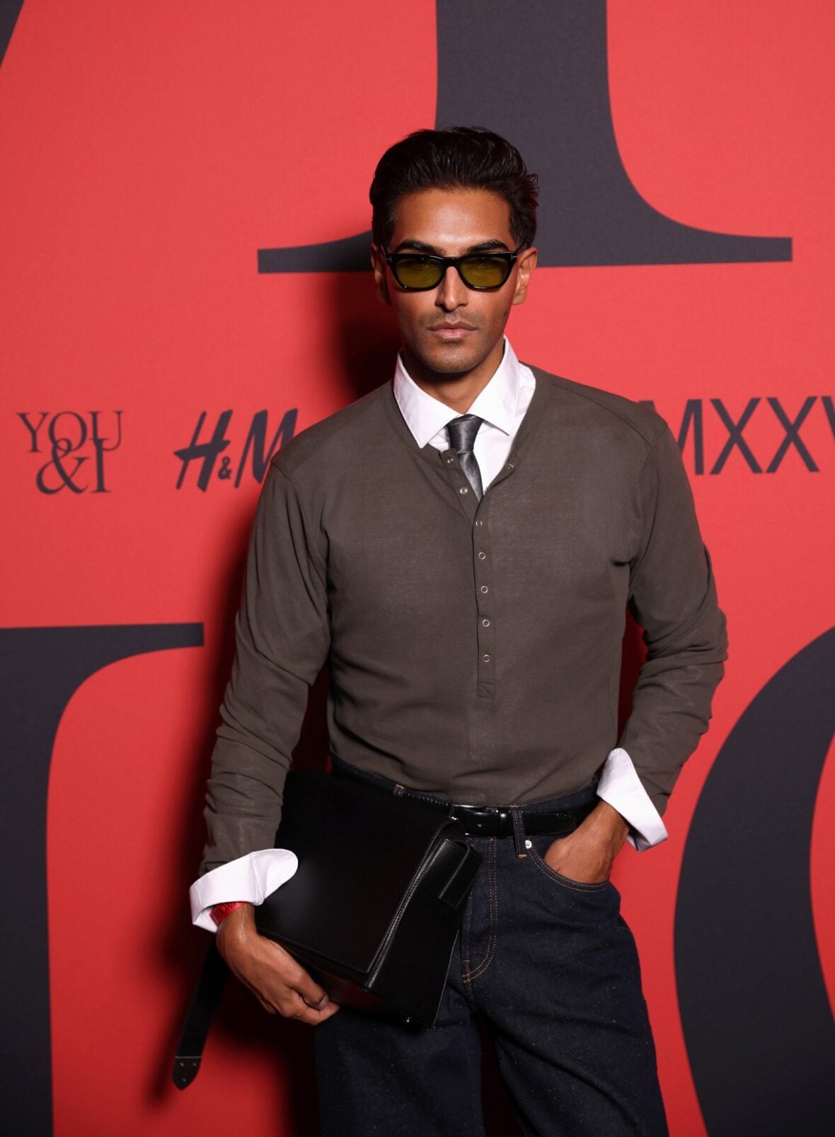 Celebs attend the H&M show at London Fashion Week