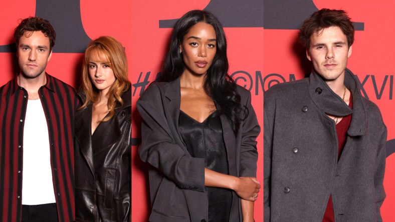 Celebs attend the H&M show at London Fashion Week
