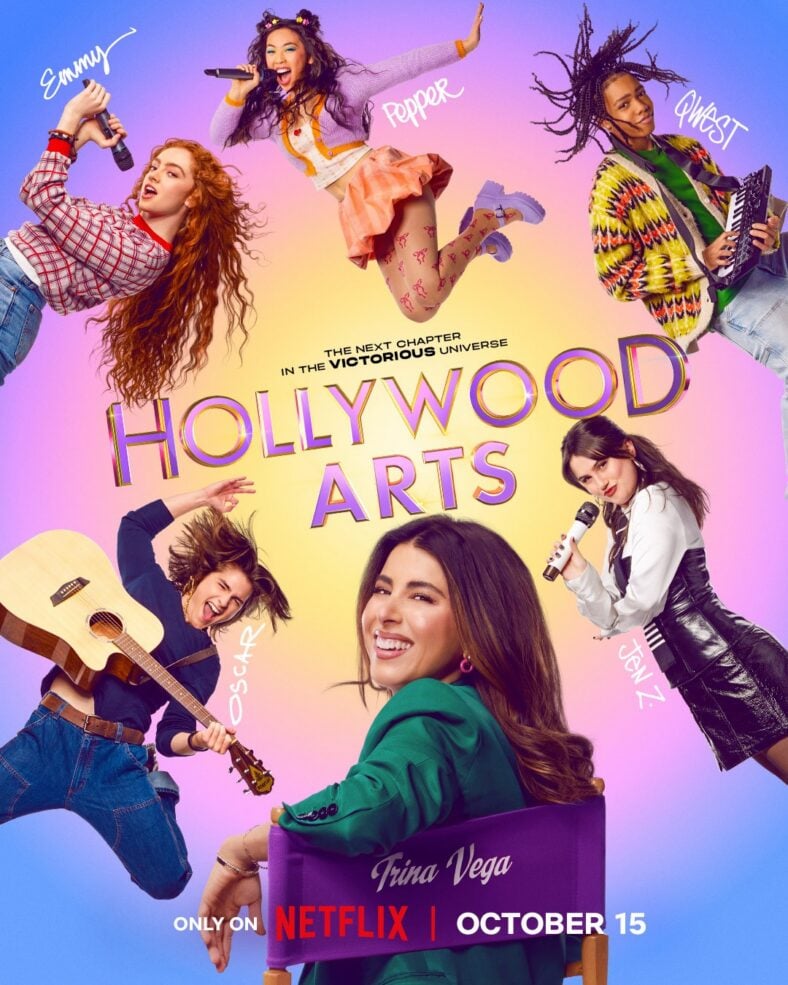 Daniella Monet and Hollywood Arts cast featured on new Netflix series poster