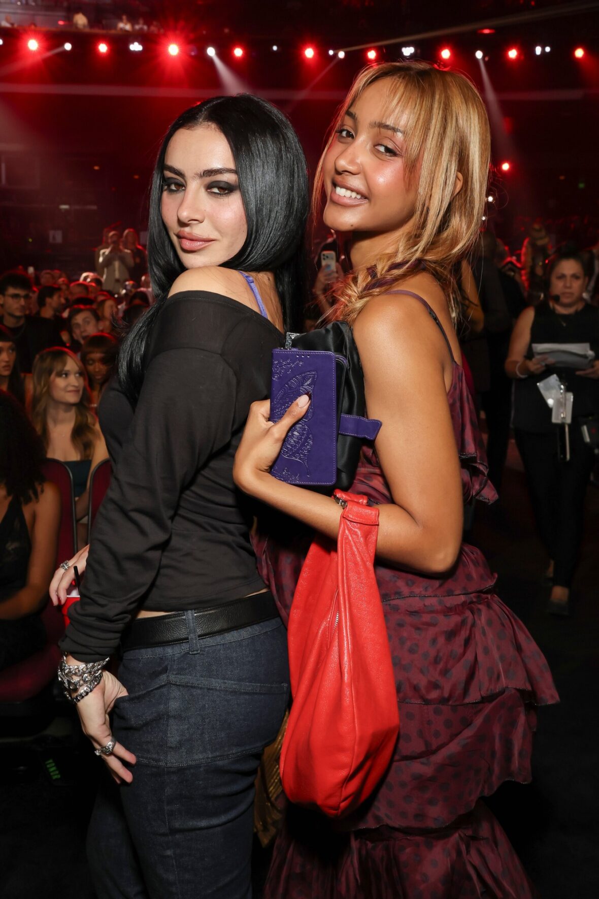 Inside photos from MTV VMAs with Taylor Swift, Lisa, Charli XCX, and more