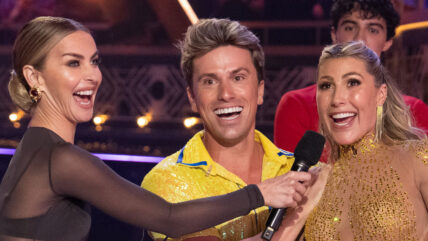 Jackson Olson and Emma Slater during DWTS week 1