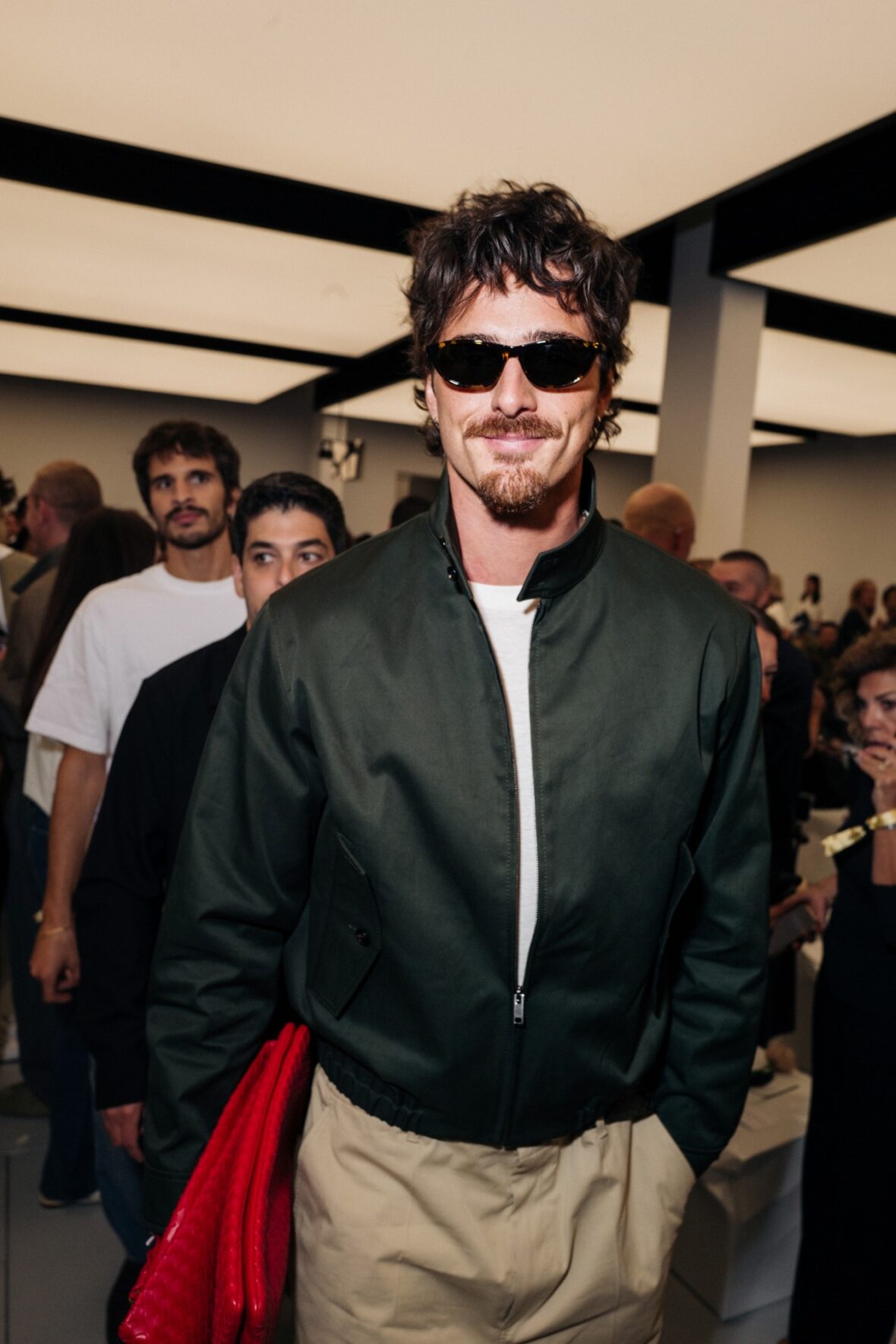 Bottega Veneta Fashion Show guests from the Milan Fashion Week show on September 26, 2026
