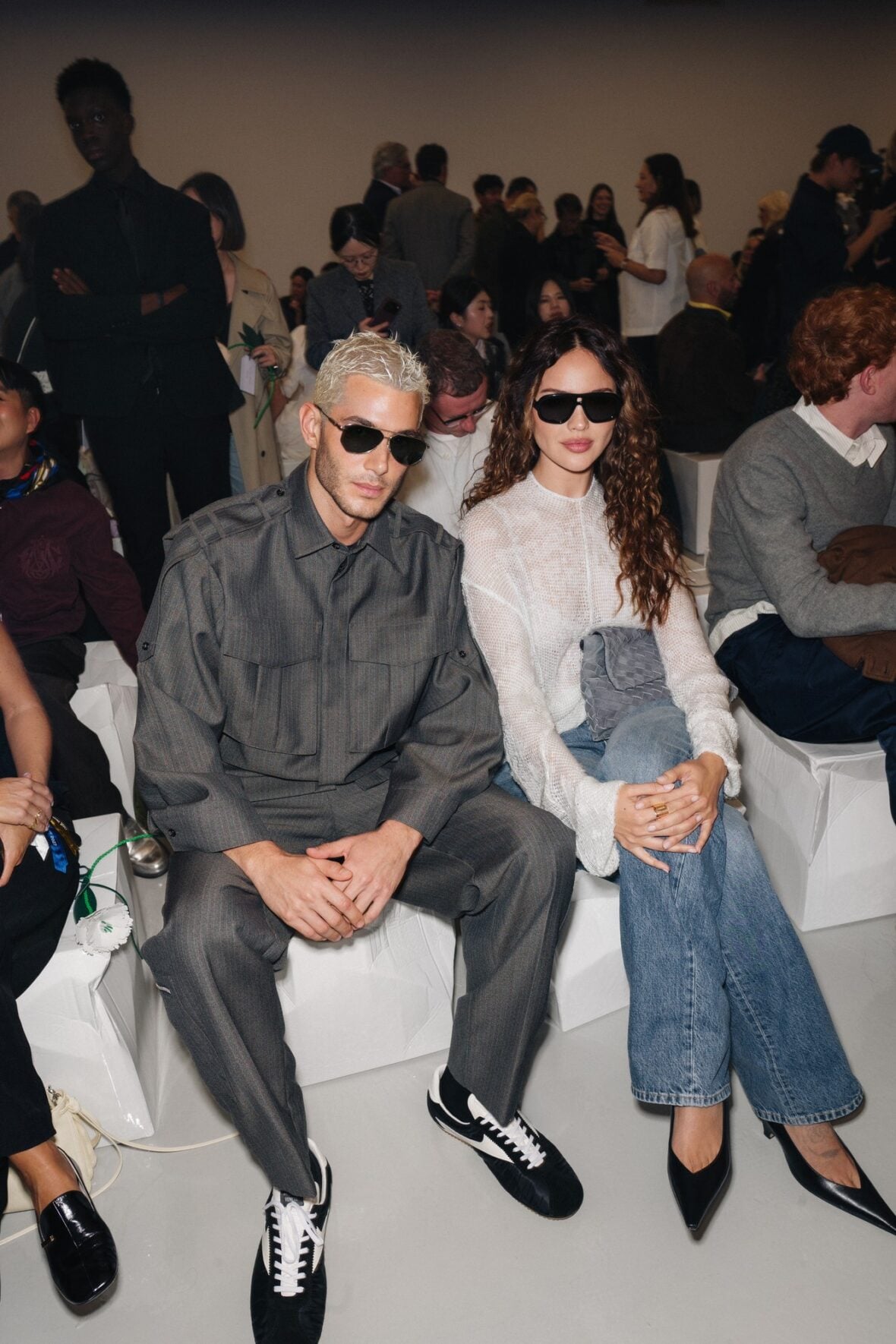 Bottega Veneta Fashion Show guests from the Milan Fashion Week show on September 26, 2026