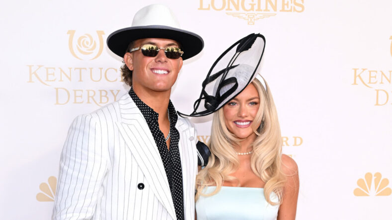 Jaxson Dart and Marissa Ayers in 2026 stock image