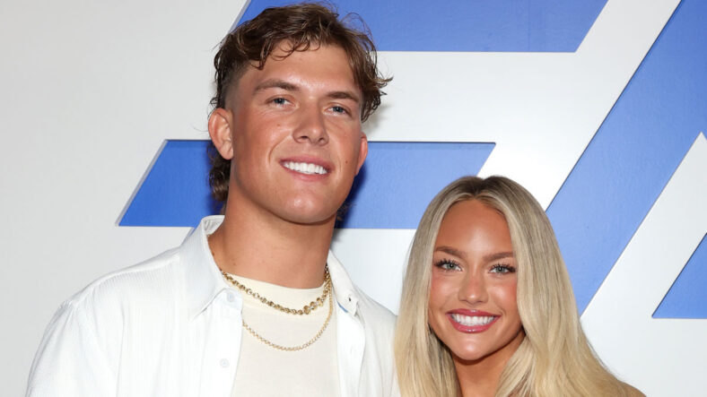 Jaxson Dart and Marissa Ayers in 2026 stock image