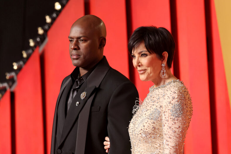 Kris Jenner and Corey Gamble at a 2024 event