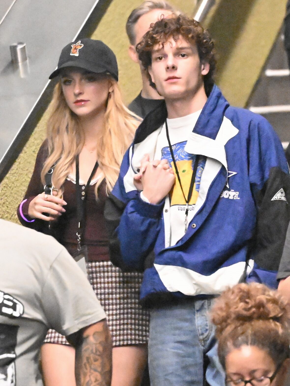 Mason Thames and Mckenna Grace at Universal Studios Horror Nights