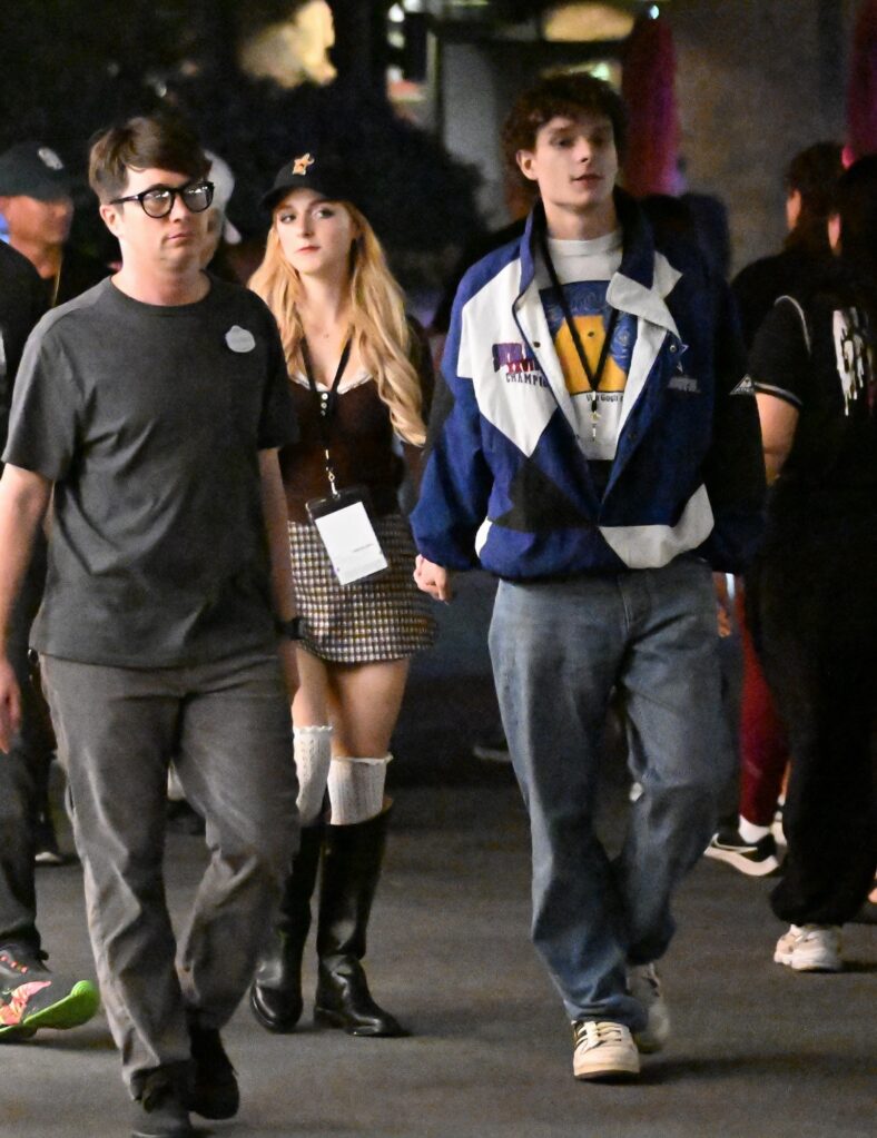 Mason Thames and Mckenna Grace at Universal Studios Horror Nights