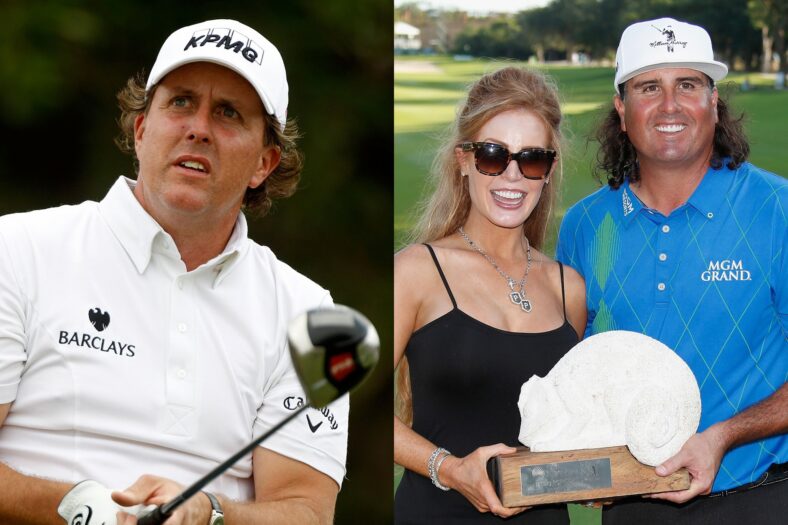 Phil Mickelson and Pat Perez