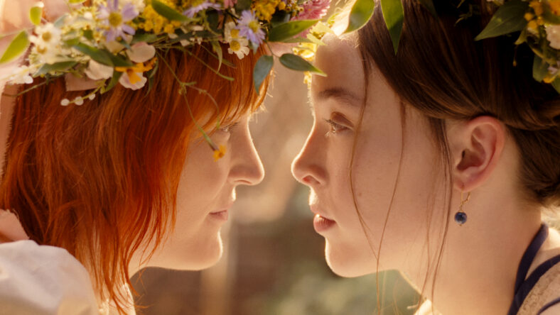 Still of Vicky Krieps and Ella Beatty in Monster: The Lizzie Borden Story.