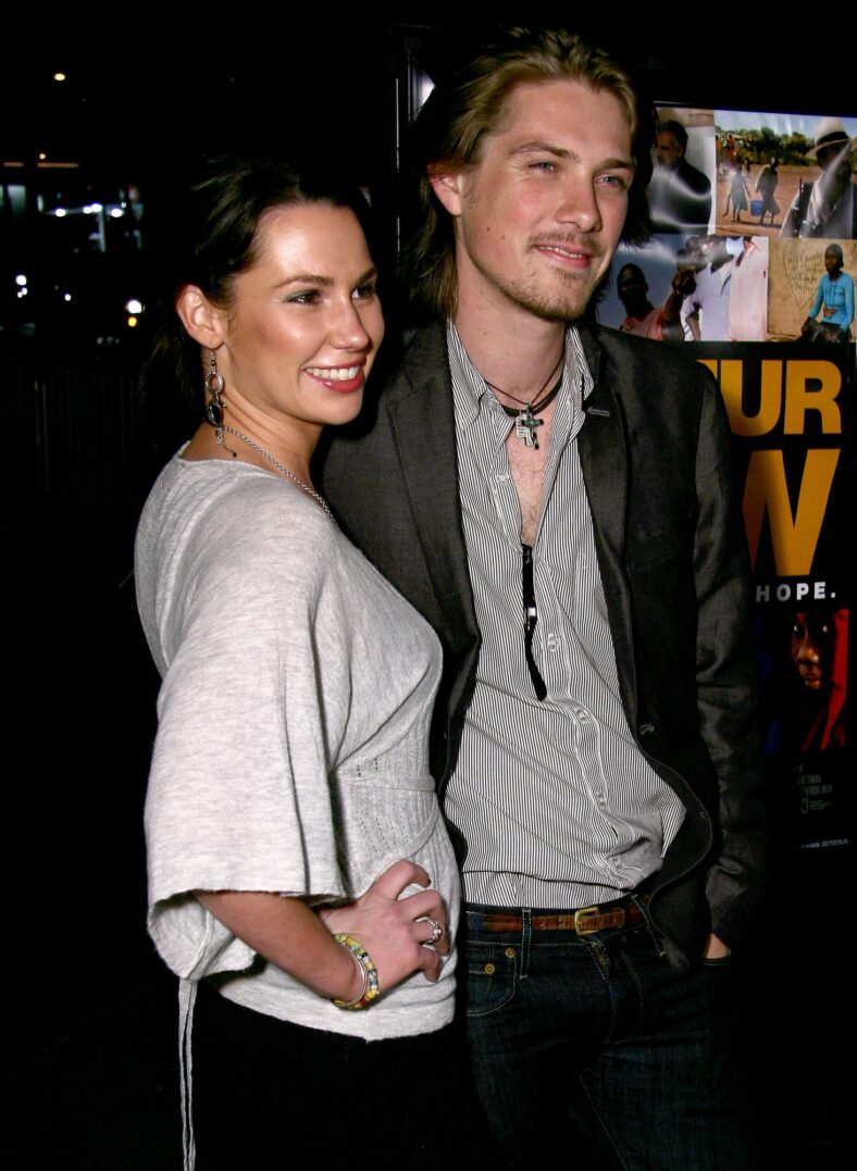 Taylor Hanson and wife Natalie Hanson