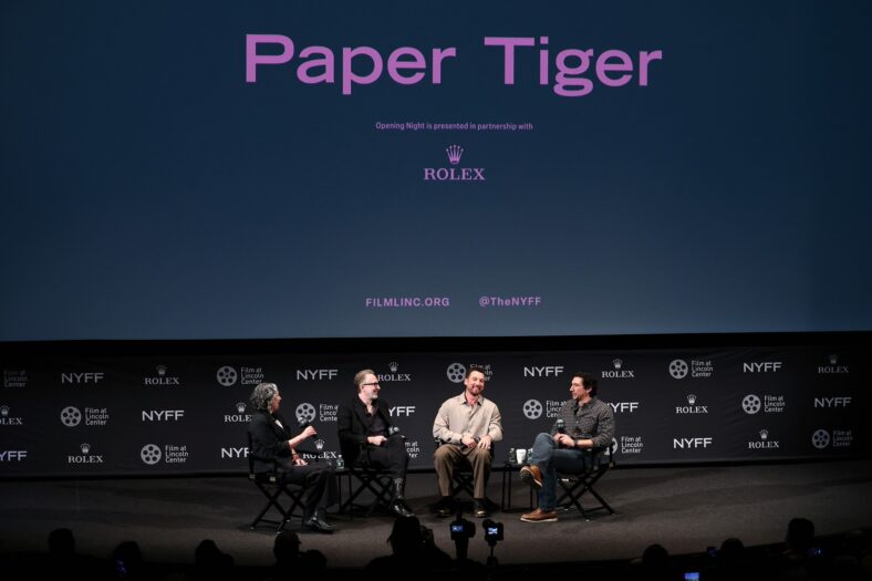 Stars attend the Paper Tiger premiere at New York Film Festival