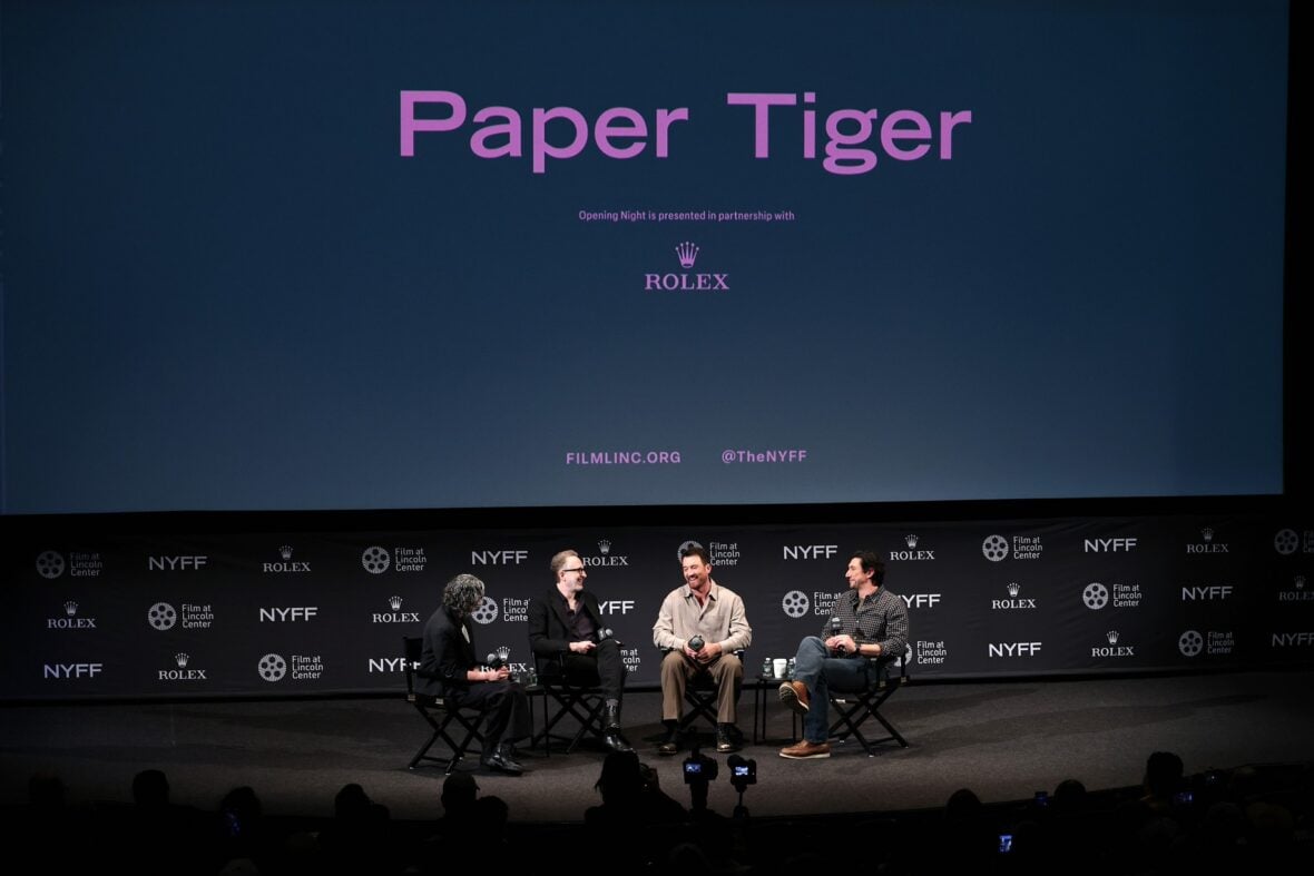 Stars attend the Paper Tiger premiere at New York Film Festival