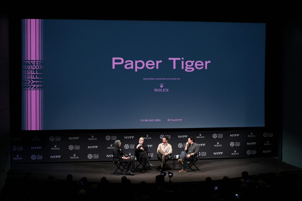 Stars attend the Paper Tiger premiere at New York Film Festival