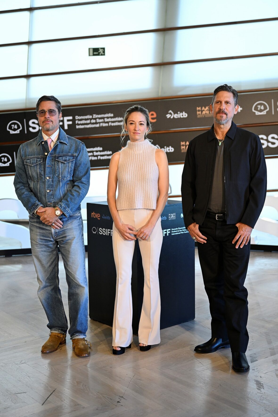 Brad Pitt at photo call at San Sebastian Film Festival