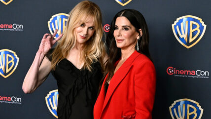 Nicole Kidman and Sandra Bullock at Practical Magic 2 event