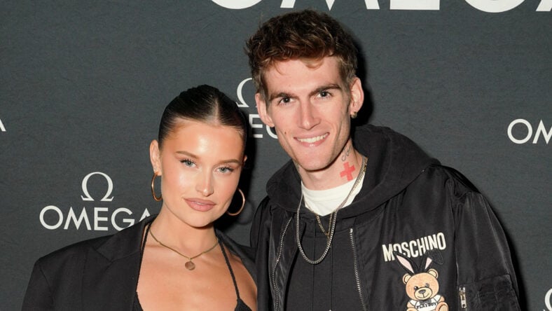 Presley Gerber and Lexi Wood stock photo