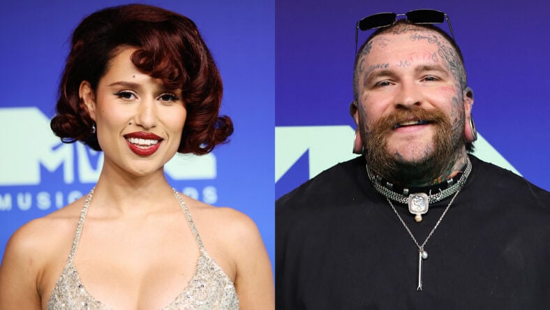 Raye and Teddy Swims arrive separately to the 2026 MTV VMAs