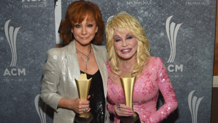 Reba McEntire and Dolly Parton attend the 11th Annual ACM Honors.