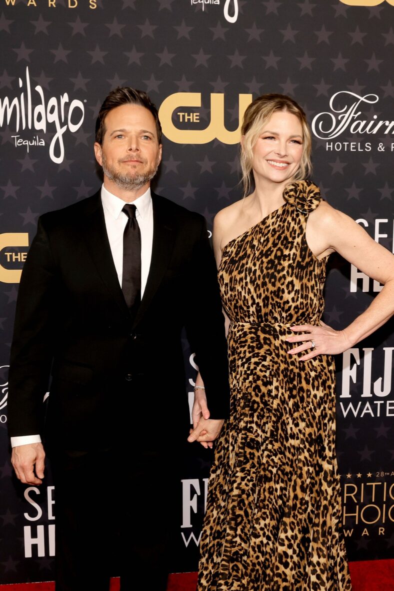 Scott and Kelley Wolf attend 28th Annual Critics Choice Awards in 2023