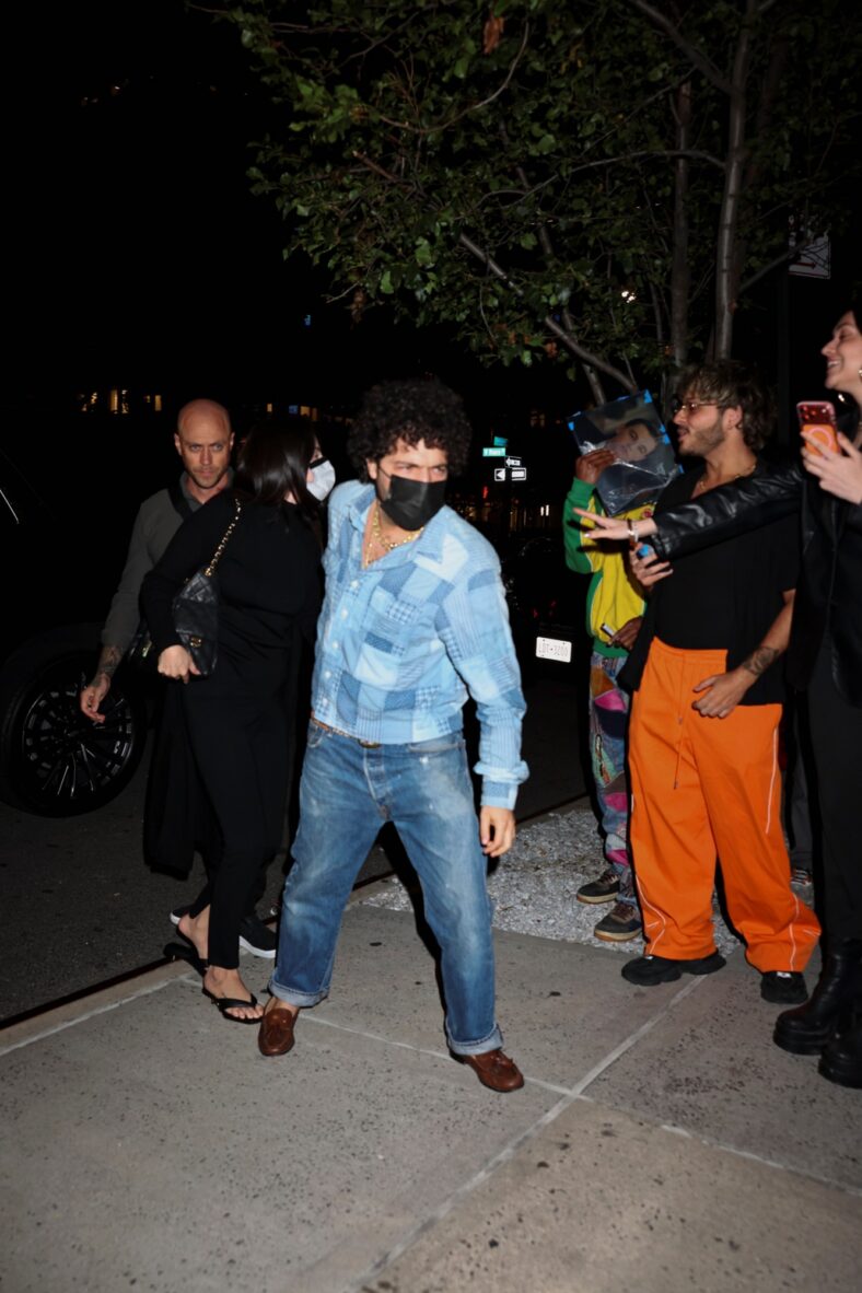 Selena Gomez greets fans in NYC while out with Benny Blanco
